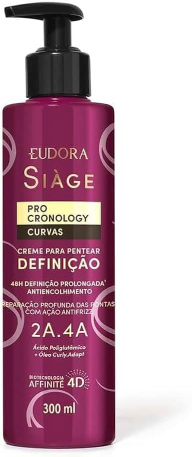 Eudora Siàge Pro Cronology Creme para Pentear Definição Curvas 300ml