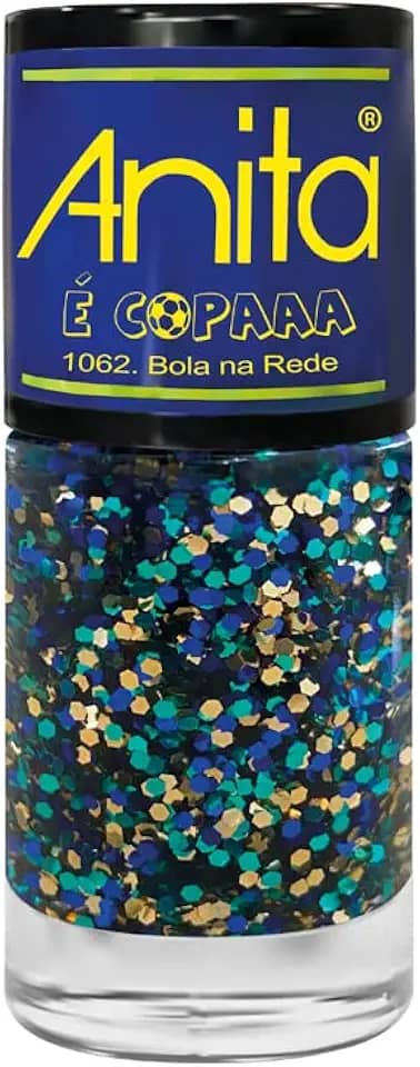 Anita Esmalte Bola Na Rede Glitter - Copa Do Mundo 10 Ml