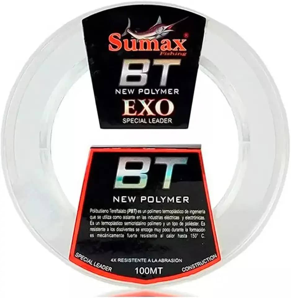 LINHA SUMAX ESPECIAL LEADER FLUORCARBONO EXO BT - 100M 0.60MM - 60LB