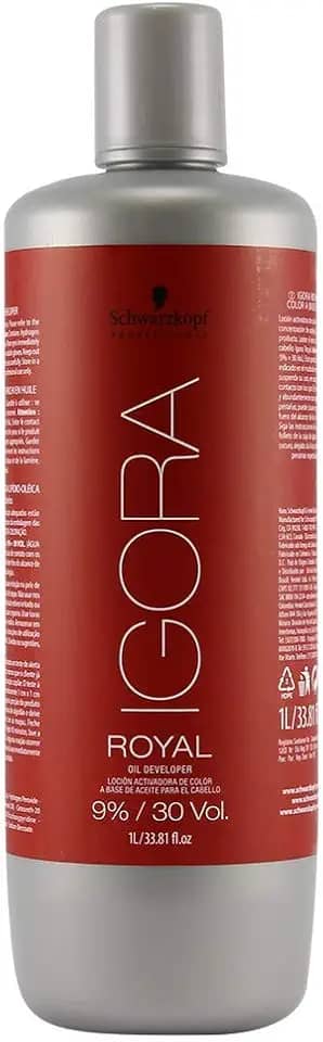 Igora Royal Água Oxigenada 1 Litro - 30 Volumes (9%)