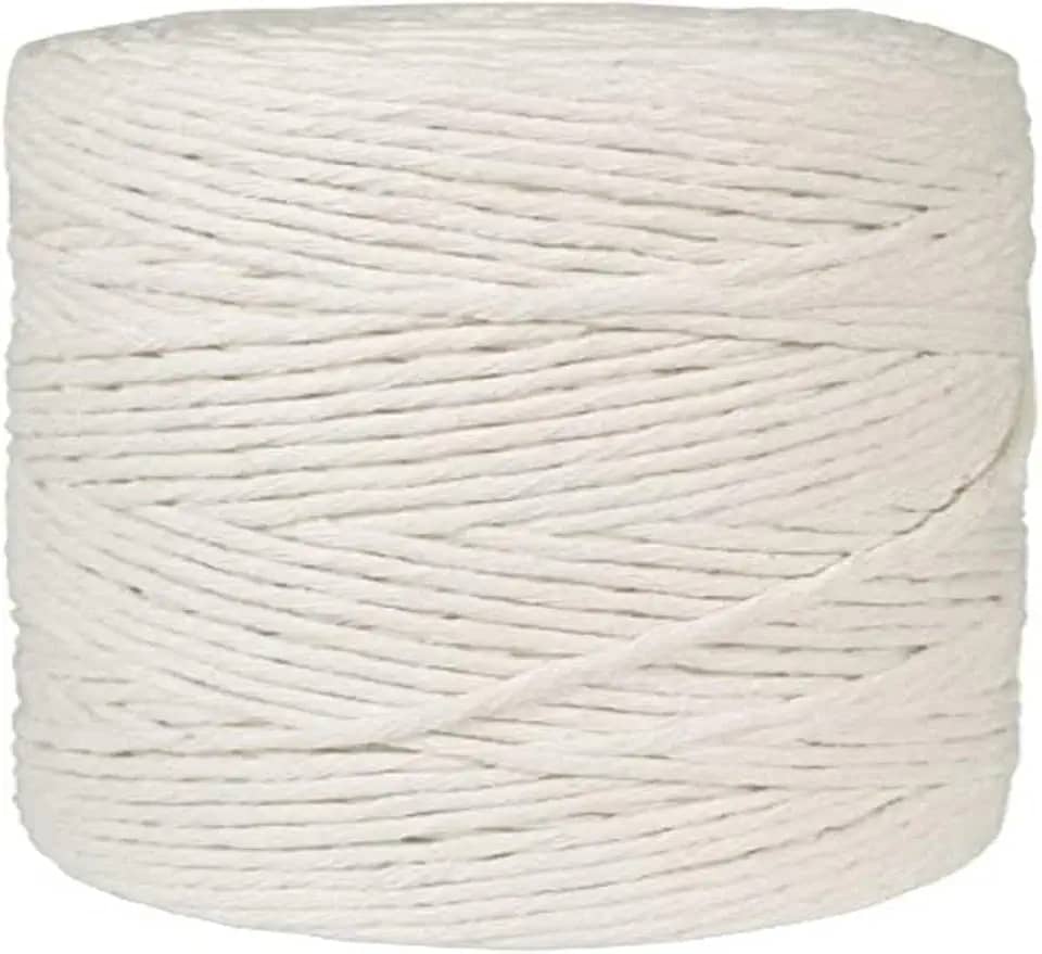 Barbante Cru, Euroroma, Spesso, 4/24, 1 kg, Rolo de 254 Metros