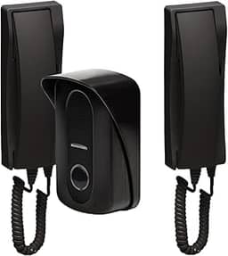 Porteiro Eletrônico PT-270 Com Interfone Extensão PT-275 Protection Preto/Preto