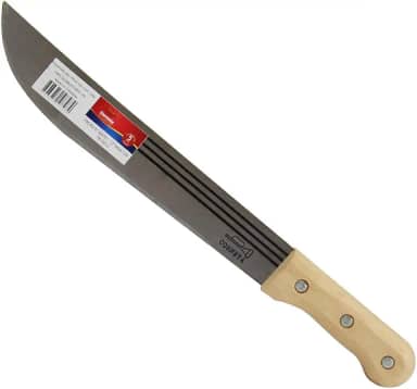 Facão para Mato com Cabo de Madeira 12', Corneta, 7872012, Cabo Madeira