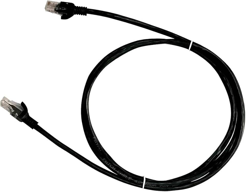 Cabo de Rede Pluscable Cat.6 5M Preto Patch Cord - Pc-Eth6U50Bk