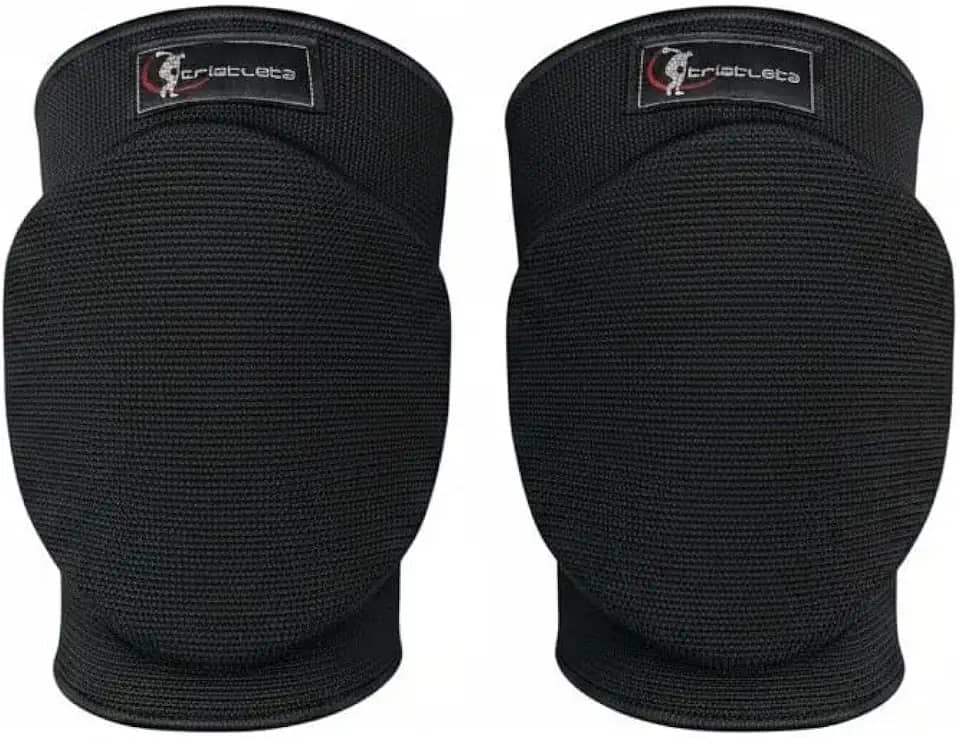 Joelheira Profissional para Vôlei, Preta, Proteção para Joelho, Modelo AcePro