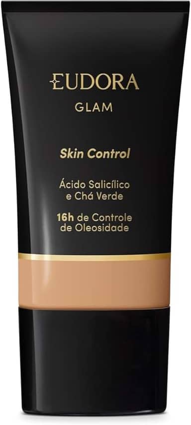 Eudora Glam Base Líquida Skin Control Cor 35 30ml
