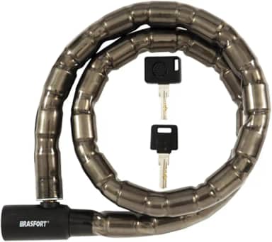 Trava antifurto para moto com 22 mm X 1 m Brasfort 7012