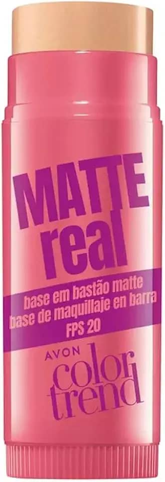 Base em Bastão Matte Real Avon Color Trend - Escolha a sua cor (COR NOVA -120NQ)