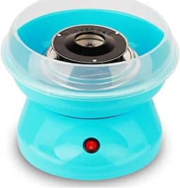 Mini Máquina De Algodão Doce Festa Aniversário Infantil Portátil Elétrica - Azul