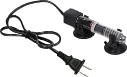 Queenser Aquecedor mini aquário termostato automático submersível aquecedor tanque de peixes aquecedor de água tubo de quartzo com ventosas