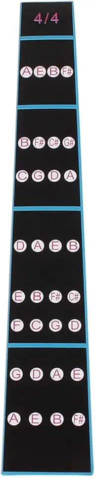 1/8–4/4 adesivo de braço de violino guia de entonação marcador de escala para iniciantes aprendendo acessórios de violino