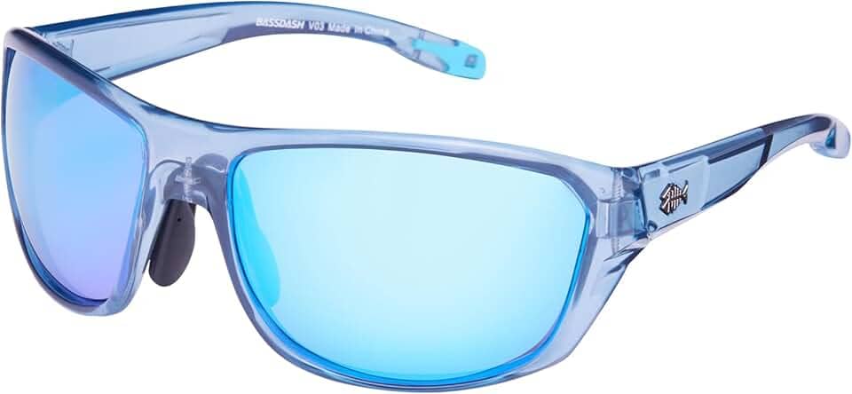 BASSDASH Óculos de sol esportivos polarizados para homens e mulheres, pesca, condução, caminhada, UV400, com armação leve TPX inquebrável