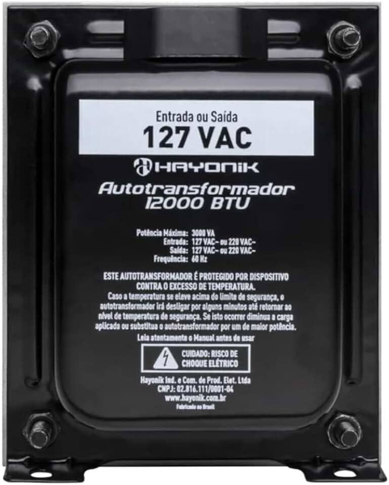 Autotrafo para ar condicionado 12000 BTU Universal Hayonik