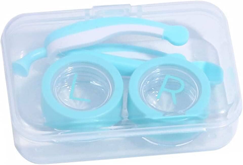 Kit de remoção de lentes de contato macias com insertor e removedor de lentes de contato, recipiente para lentes de olho com estojo de pinça, estojo portátil para lentes de contato novas e meninas com