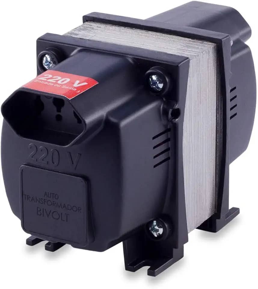 Force Line - Autotrafo 500VA Biv Slim Premium, Preto