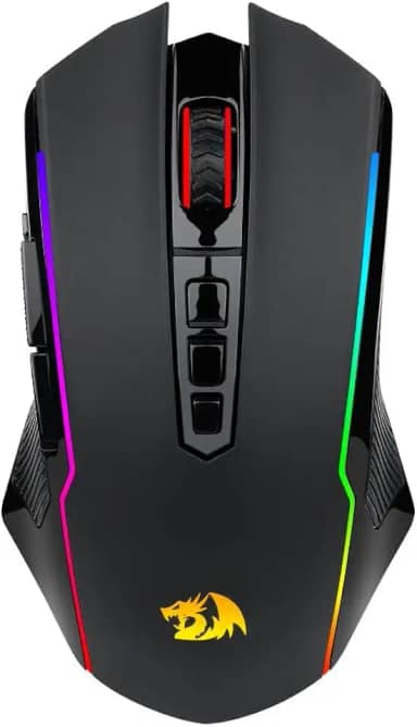 Mouse Gamer Redragon Nix, RGB, 10000DPI, 9 Botões, Wireless - M914-RGB - Preto