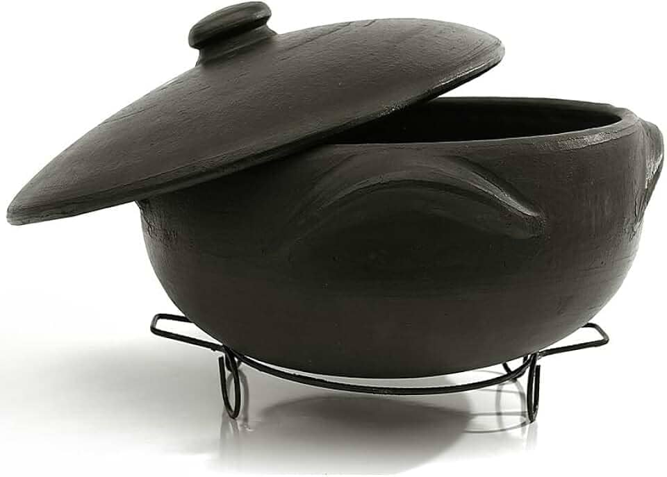 Moquequeira de Barro 5 Litros + Descanso de Mesa