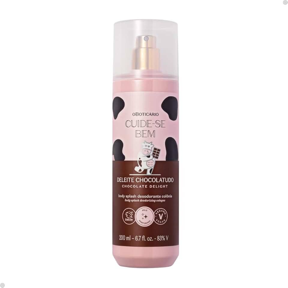 O Boticário Desodorante Colônia Body Splash Cuide-se Bem Deleite Chocolatudo 200ml