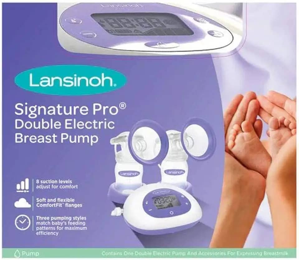 Bomba Tira-leite Elétrica Dupla Signature Pro Lansinoh