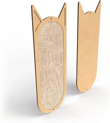 Arranhador Para Gato Parede Sisal 50x20 Grande Brinquedo Pet (Sisal)