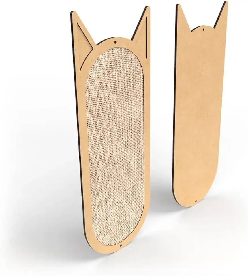 Arranhador Para Gato Parede Sisal 50x20 Grande Brinquedo Pet (Sisal)