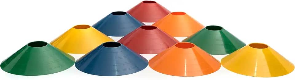 Kit 10 Chapéus Para Circuito Mini Half Cone Chinês Colorido