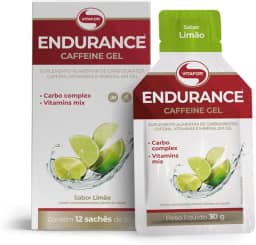 Vitafor - Endurance Caffeine Gel - 12 Sachês de 30g - Limão