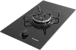 SUGGAR COOKTOP VIDRO PRETO 1 QUEIMADOR ESMALTADO TRIPLA CHAMA FG0101AVP
