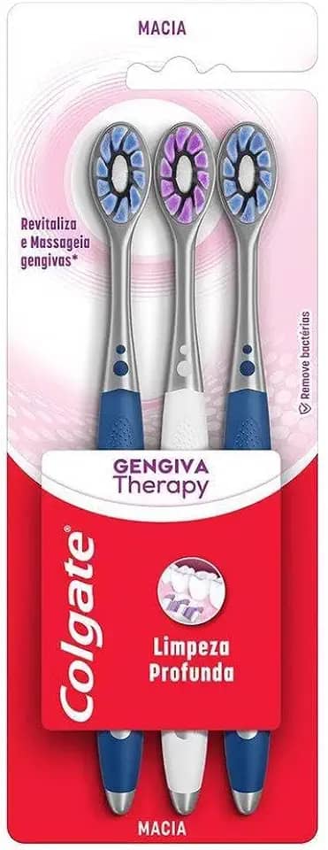 Escova de Dente Colgate Gengiva Therapy 3 unid
