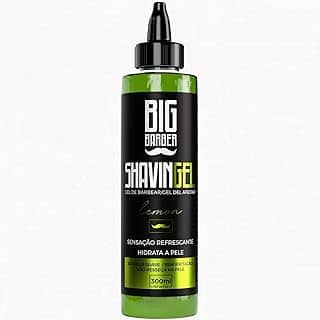 Shaving Gel Barbear Bisnaga Big Barber Lemon 300ml Profissional