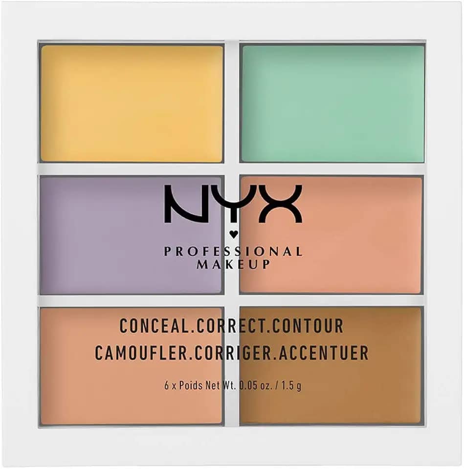 Paleta De Corretivos Color Correcting 6 Cores Nyx