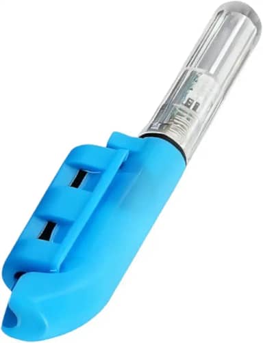 Generic Luz eletrônica para vara de pesca noturna, luzes para vara de pesca marítima, fácil instalação para com mosca, B