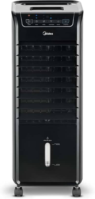 Climatizador de Ar Frio, 60W, 4,5L, Midea Preto 220V, AKAP2