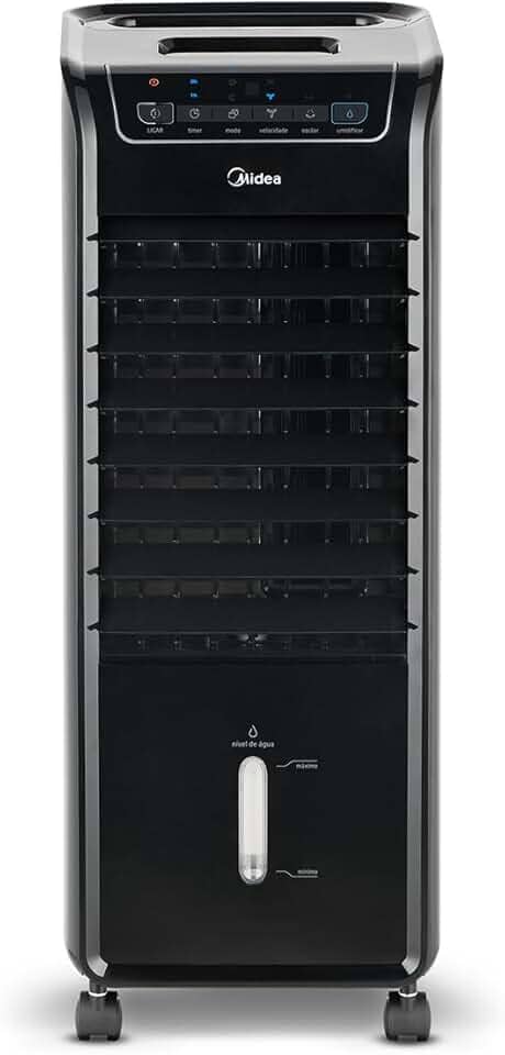 Climatizador de Ar Frio, 60W, 4,5L, Midea Preto 220V, AKAP2