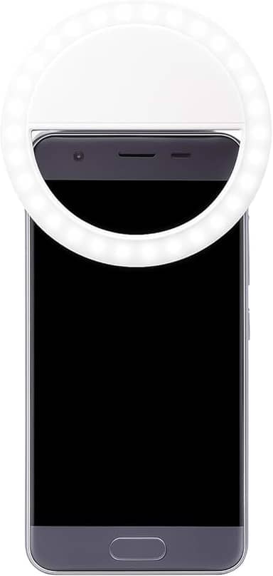 Luz Selfie Ring Light Clipe Anel Led Flash Celular Universal (Cores sortidas)- SHACK