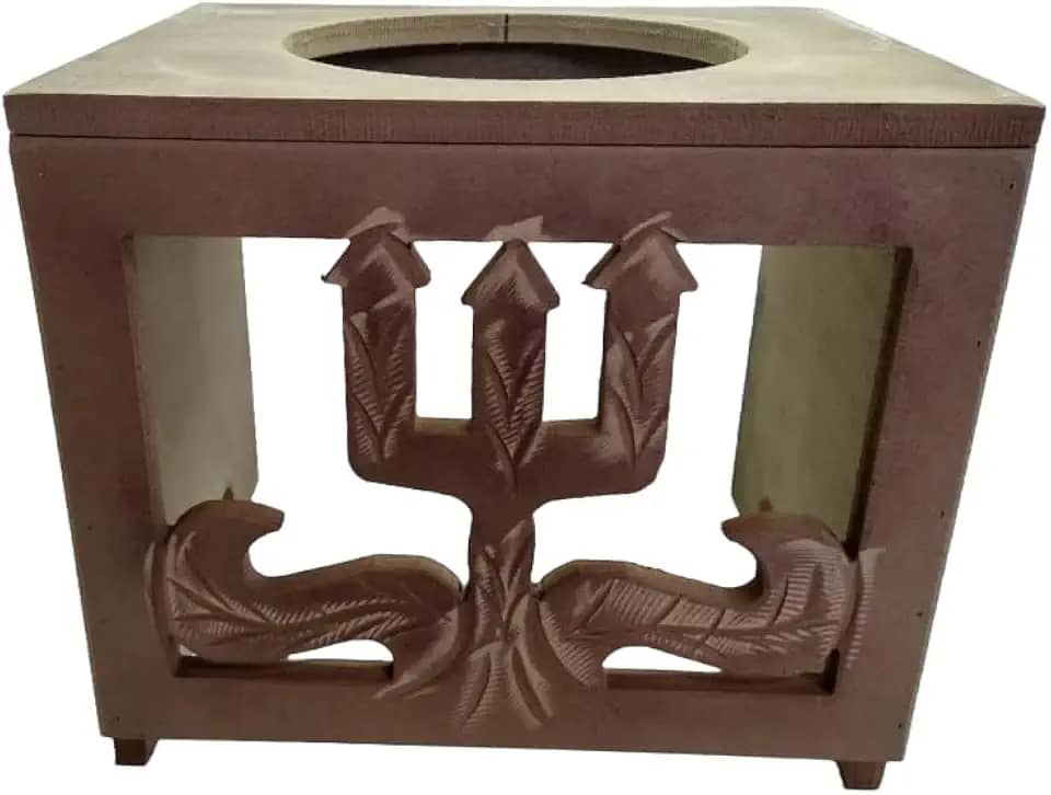 Apoio/Suporte De Atabaque Desenho De Tridente/Exú - Oferta