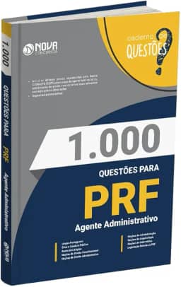 Livro 1.000 Questões Gabaritadas PRF - Agente Administrativo