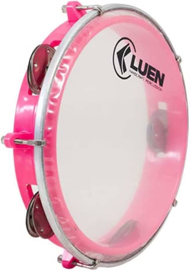 Pandeiro Abs Rosa Junior Pele Cristal 08"