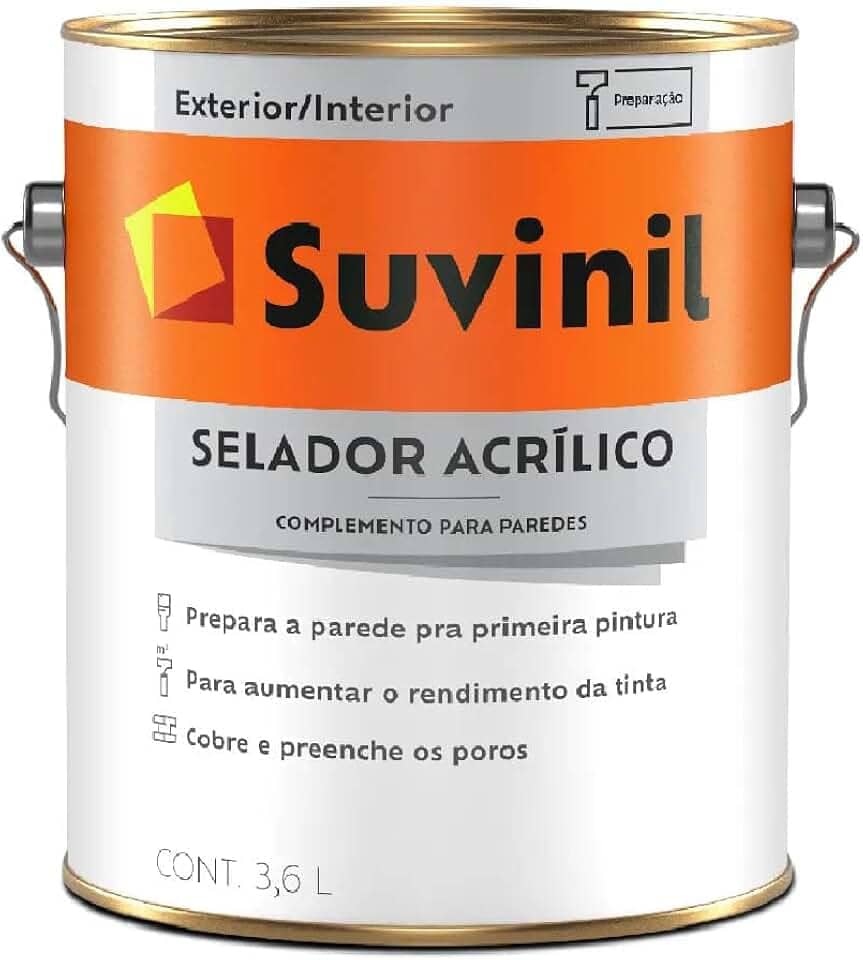 Selador Acrílico Suvinil 3,6 ltrs