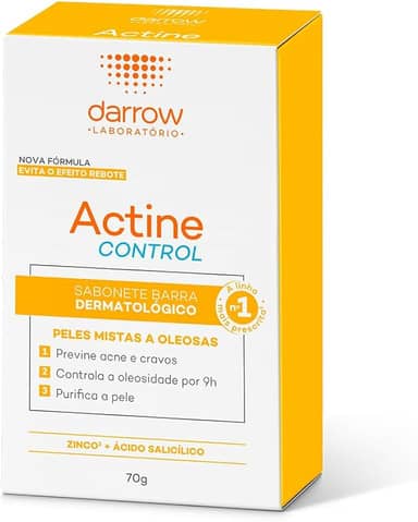 Darrow Actine Control Sabonete Barra Pele Mista A Oleosa - 70G 70G