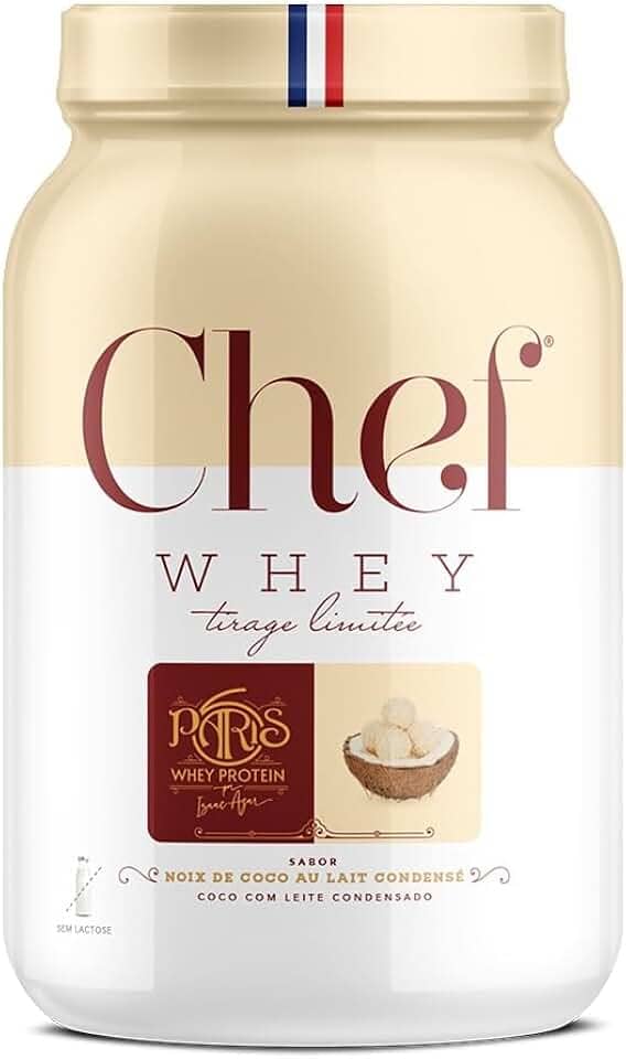 Whey Protein Zero Lactose Paris 6 800g - Chef Whey (800g, Coco com Leite Condensado)