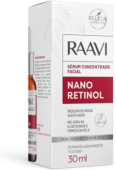 Sérum Facial Concentrado Nano Retinol Raavi 30ml