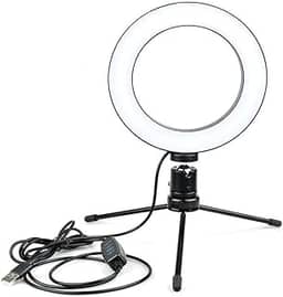 Luz e Iluminador Ring Light 6 Polegadas 36 Led Usb Led Misto Mesa