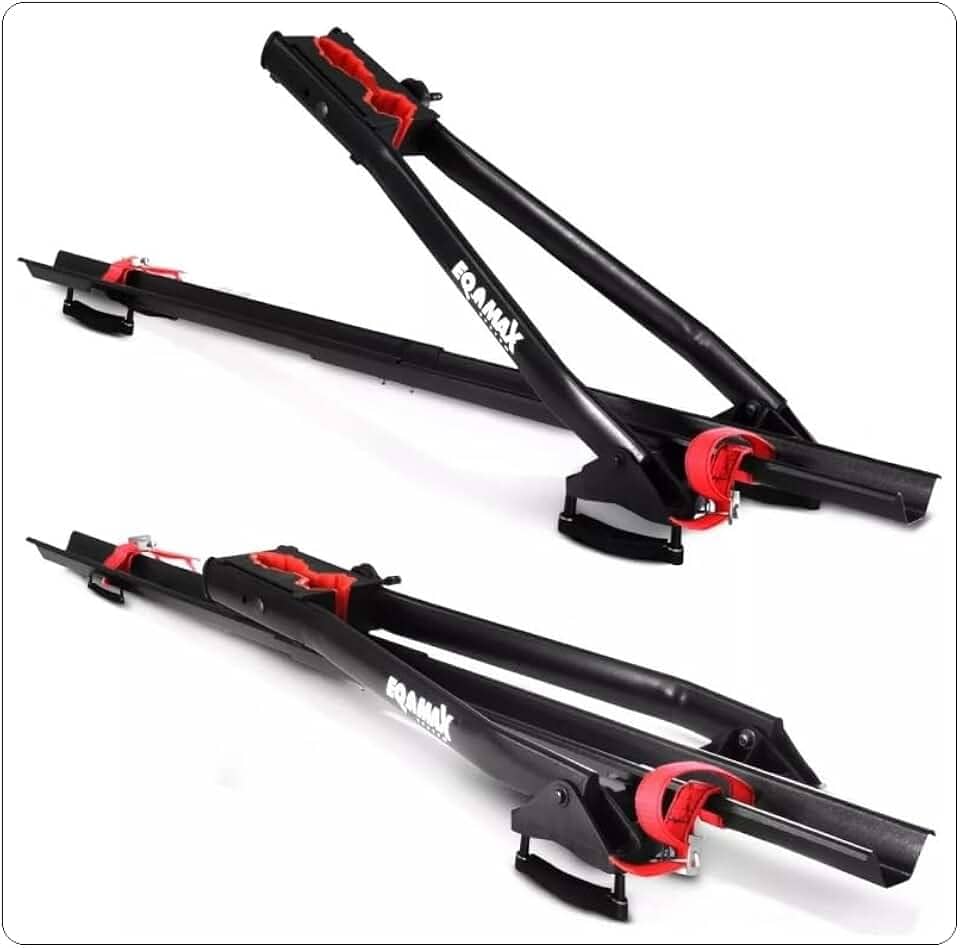 2 Transportadores Bicicleta Teto Velox Aço Eqmax Transbike