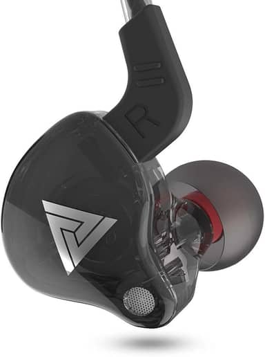 Fone QKZ AK6 - Retorno de palco, celular, estudo - Qualidade de som - Cor Preto