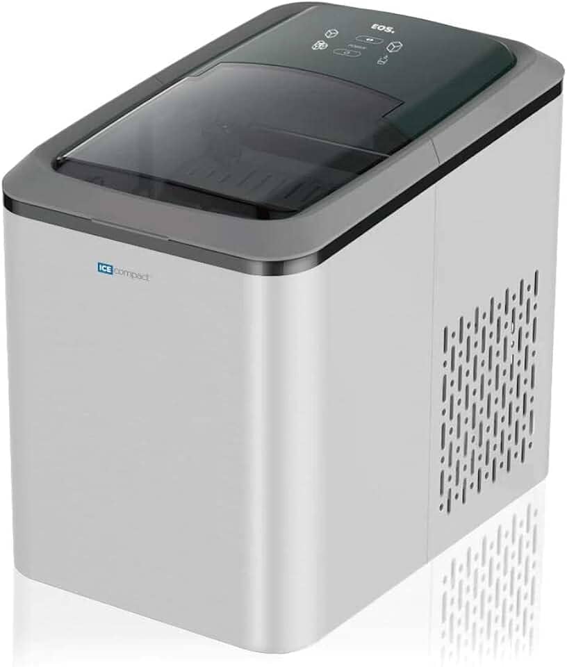 Máquina de Gelo 15kg Eos Ice Compact Emg02s Prata 110v