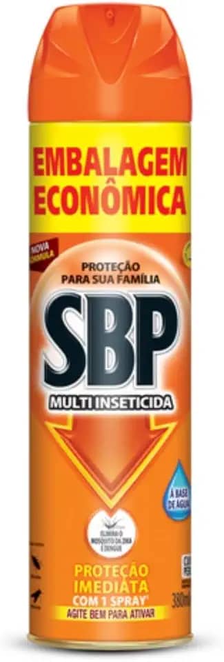 SBP Multi Inseticida Aerossol 380 Ml Embalagem Econômica 380 Ml Laranja