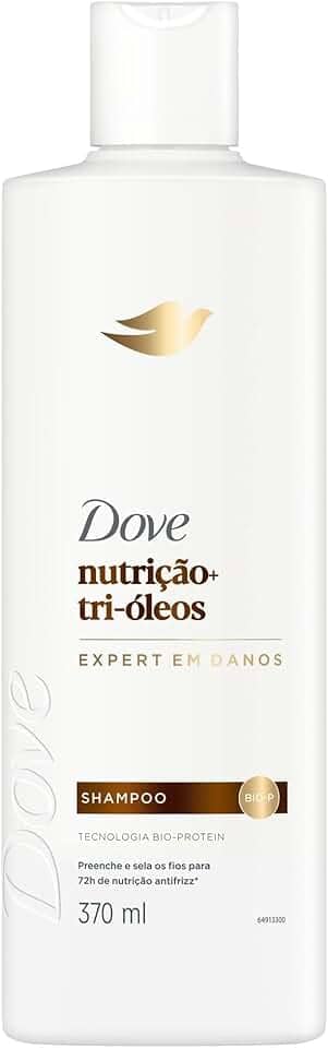 Dove Shampoo Nutrição + Tri-Óleos 370ml
