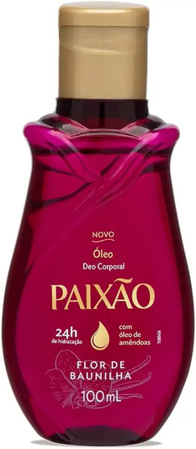 Paixão Óleo Corporal Paixão Flor de Baunilha com ação desodorante 100ml