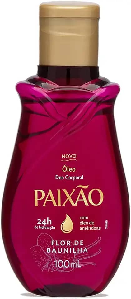 Paixão Óleo Corporal Paixão Flor de Baunilha com ação desodorante 100ml